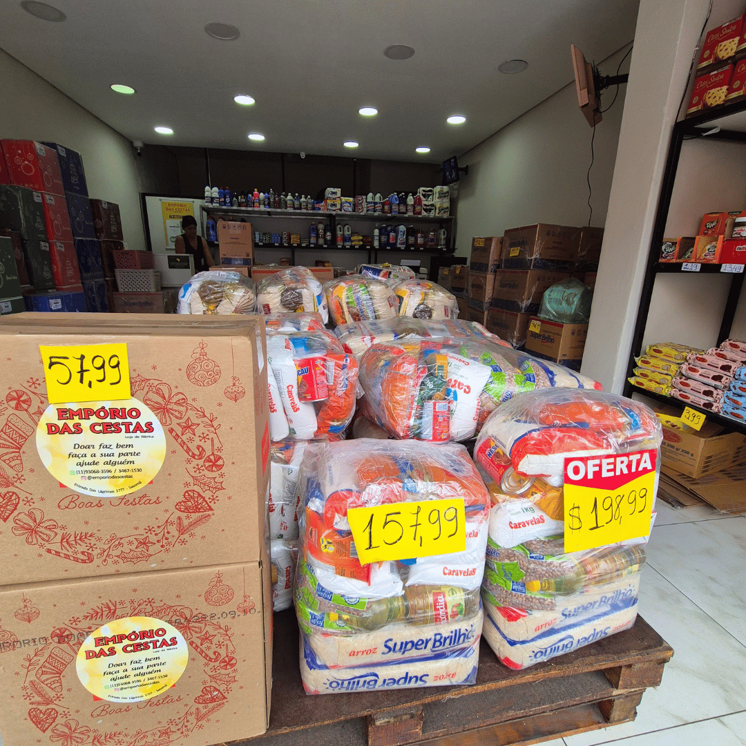 Cesta básica com entrega rápida: receba alimentos essenciais sem sair de casa
