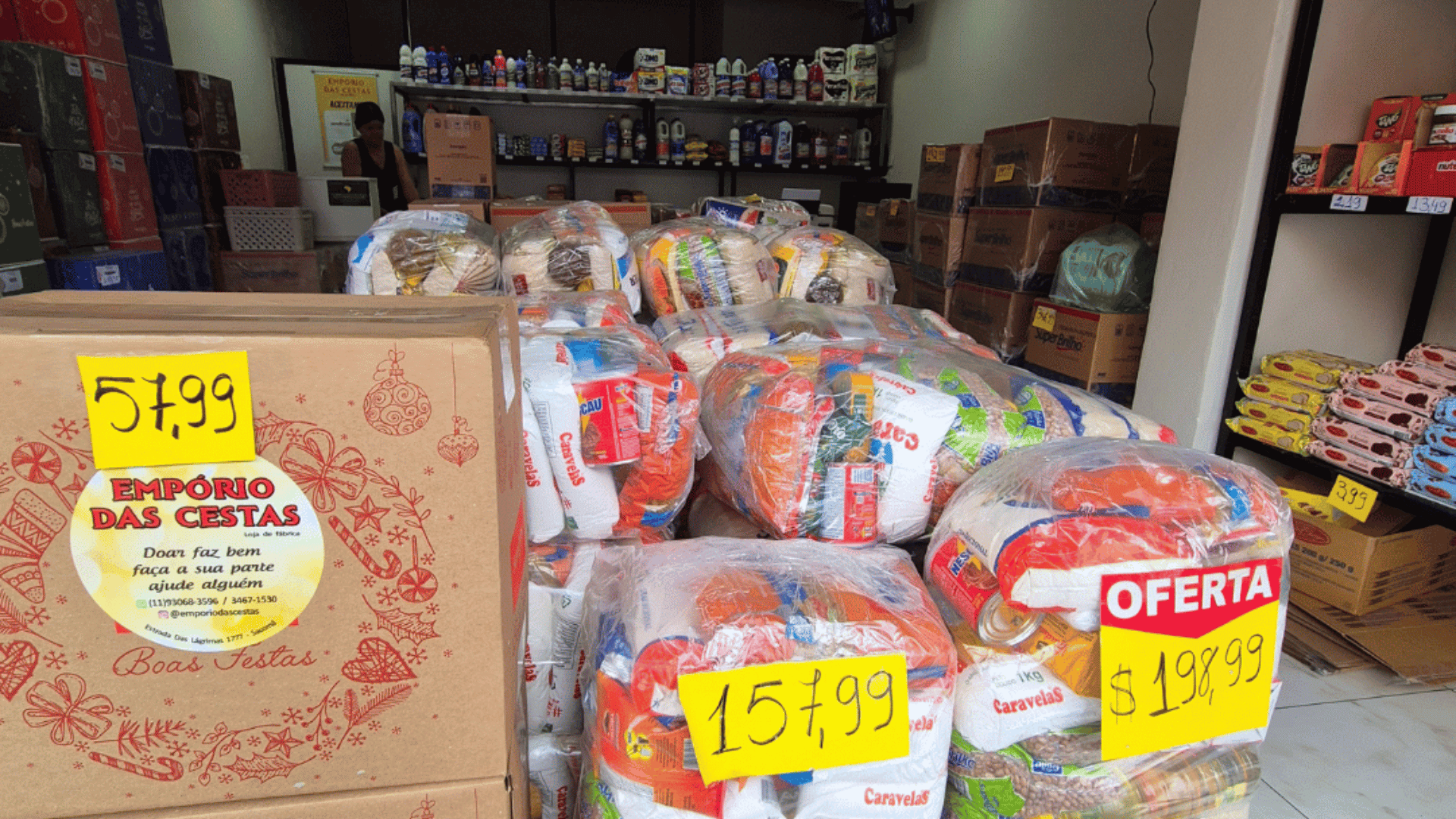 Cesta de alimentos com entrega: praticidade para receber alimentos sem sair de casa