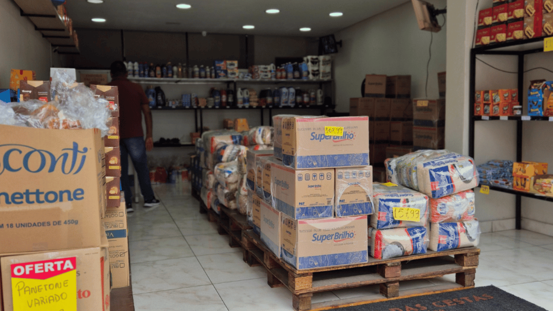 Cesta de alimentos no Bosque da Saúde: mais praticidade para organizar a alimentação da família