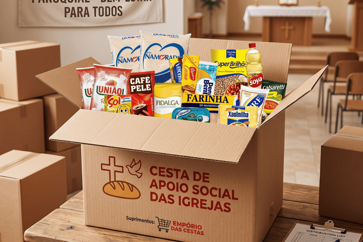 Cesta de alimentos para igrejas: como organizar campanhas solidárias com mais eficiência