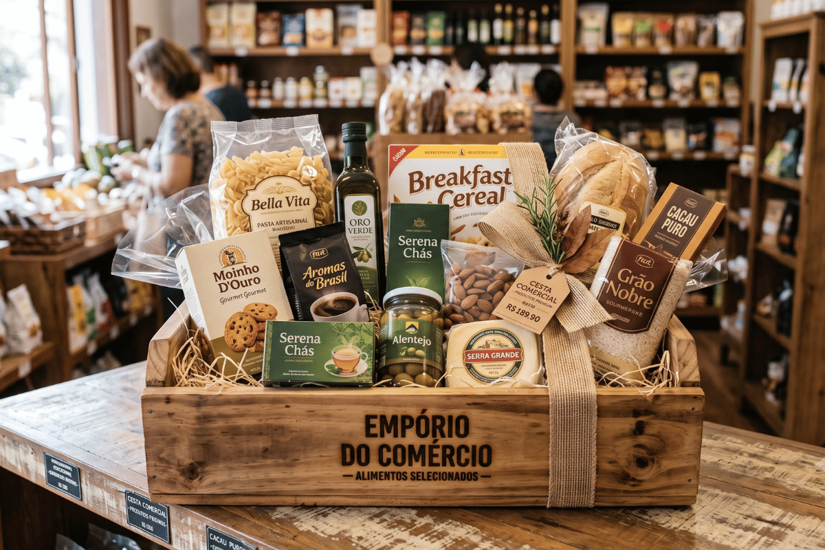 Cesta de alimentos para comércio: benefício prático para funcionários e equipes de atendimento
