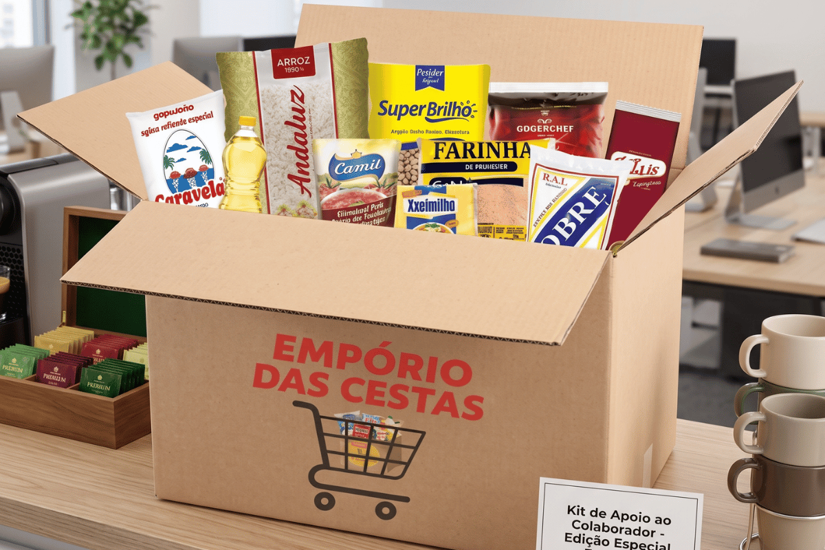 Cesta de alimentos para escritório: um benefício inteligente para equipes administrativas e empresas de serviços