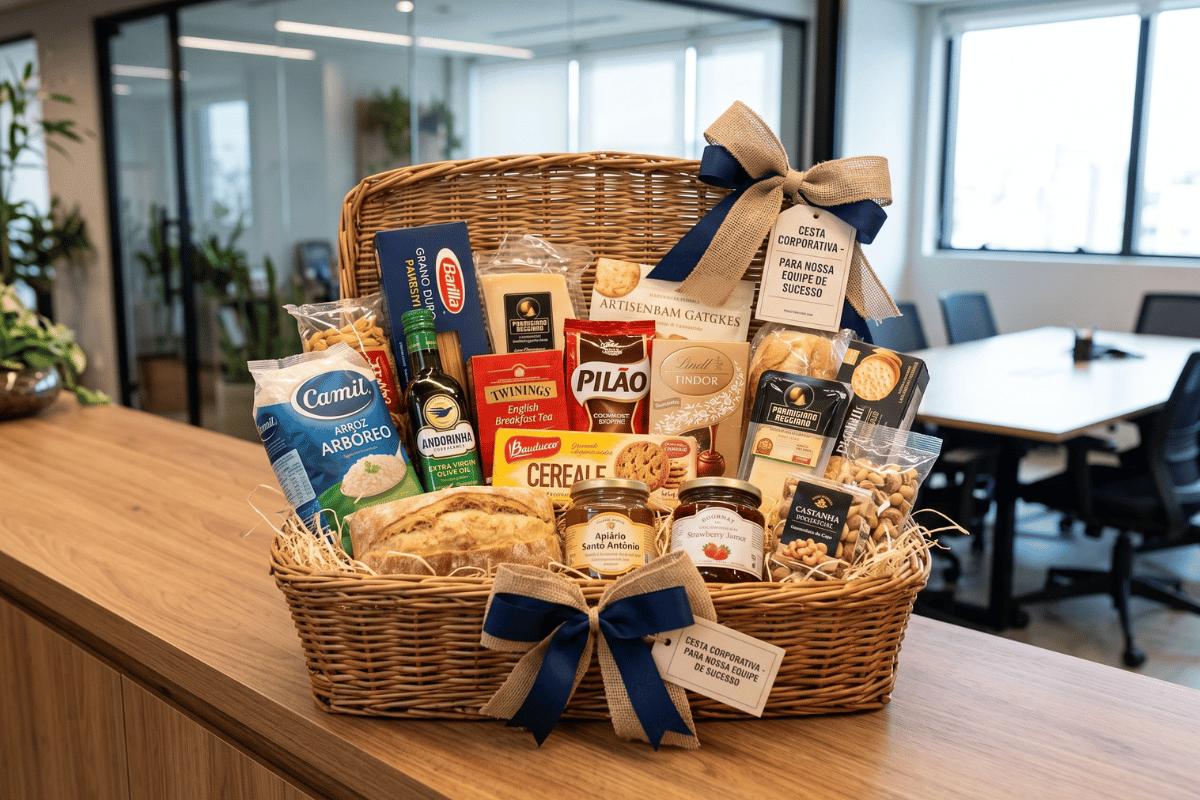 Cesta de alimentos para empresas de serviços: um benefício que fortalece o relacionamento com os colaboradores