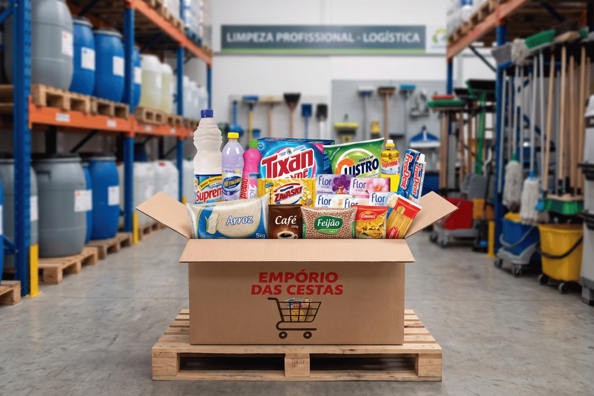 Cesta de alimentos para empresa de limpeza: um benefício que reconhece quem faz a diferença diariamente