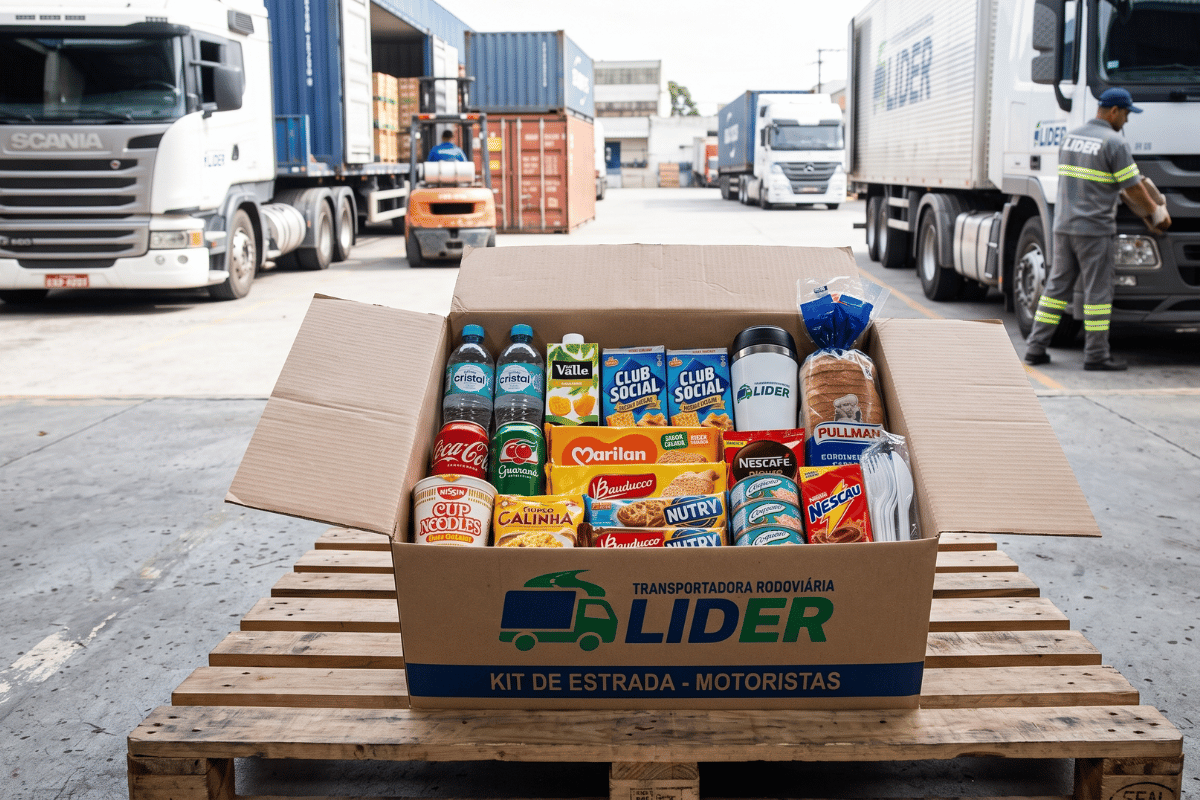 Cesta de alimentos para transportadora: um benefício que acompanha quem mantém a logística em movimento