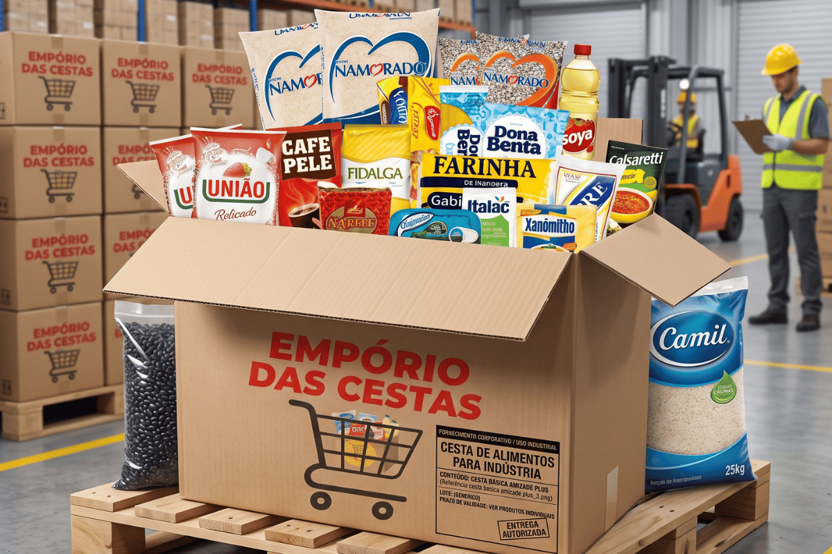 Cesta de alimentos para fábricas: um benefício que fortalece equipes e valoriza quem movimenta a produção