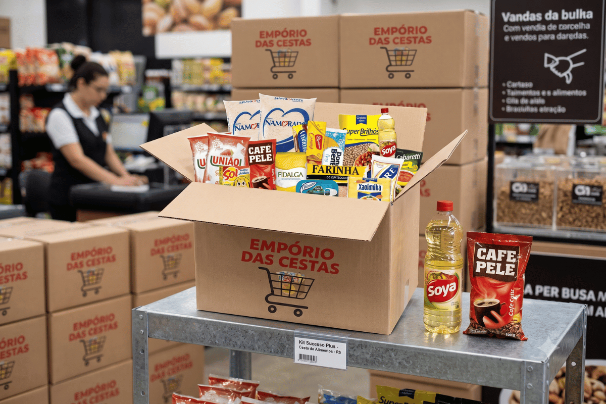 Cesta de alimentos para comércio: um benefício que fortalece equipes e melhora o relacionamento com os colaboradores