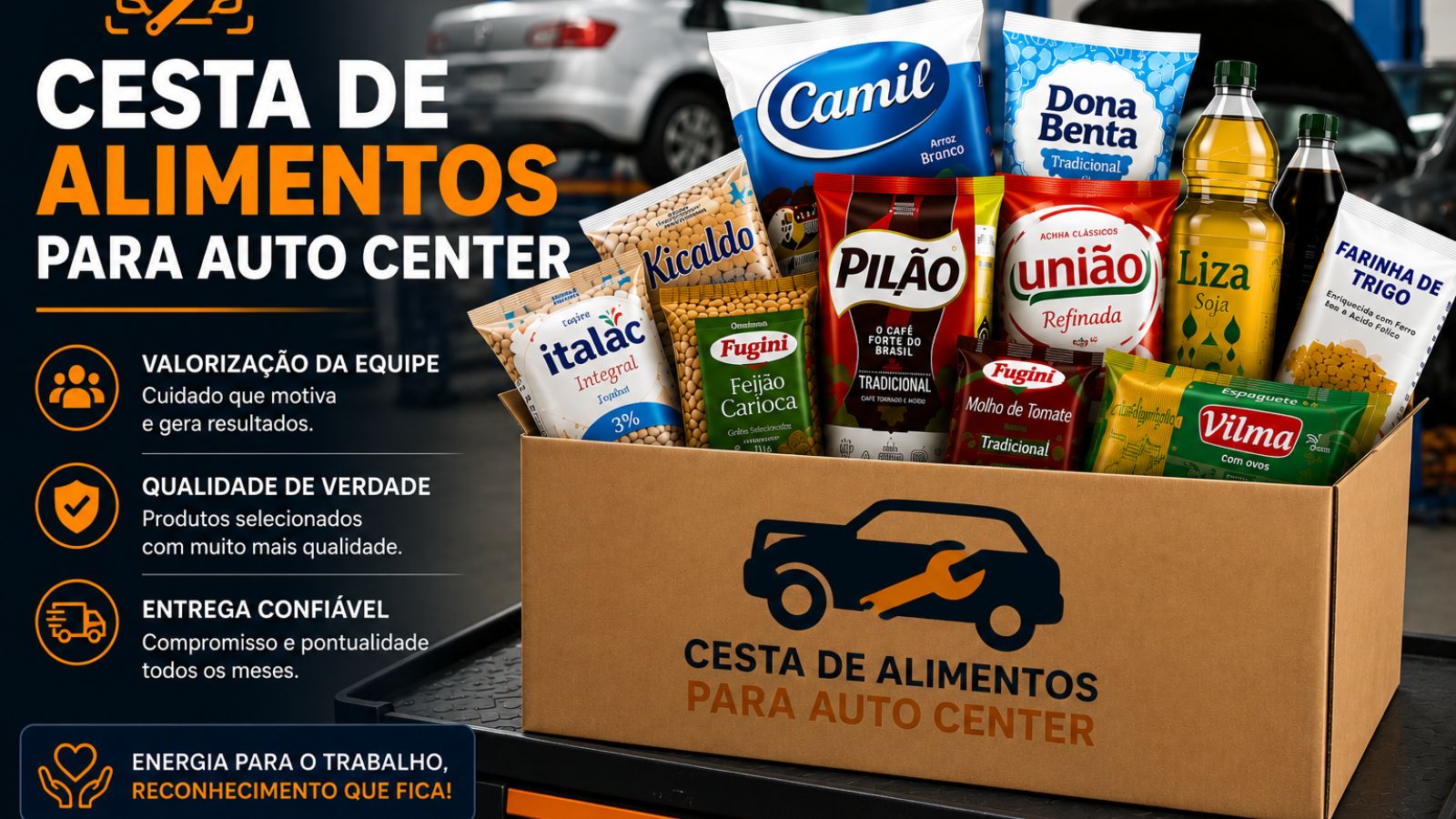 Cesta de alimentos para creche: benefício para educadores, auxiliares e equipes de apoio