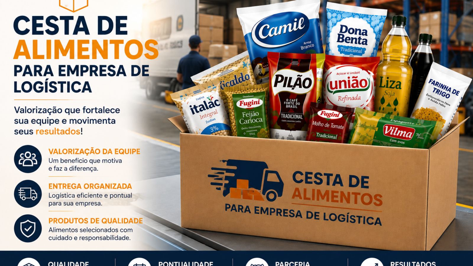 Cesta de alimentos para condomínio: benefício para porteiros, zeladores e equipes de apoio