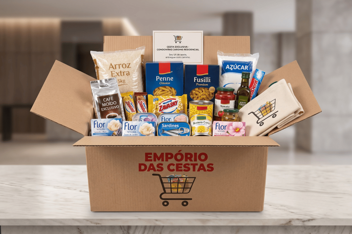 Cesta de Alimentos para Farmácia