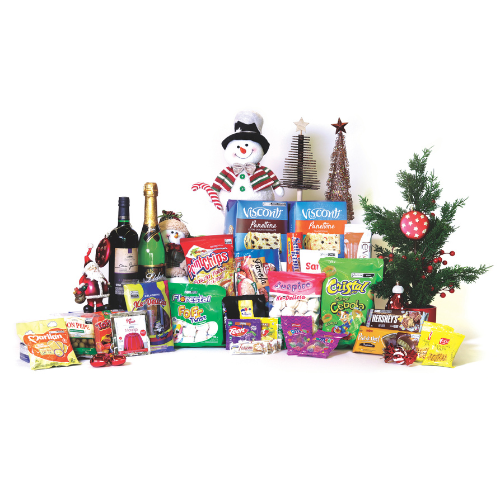 Cesta Conforto com Dois Panettones