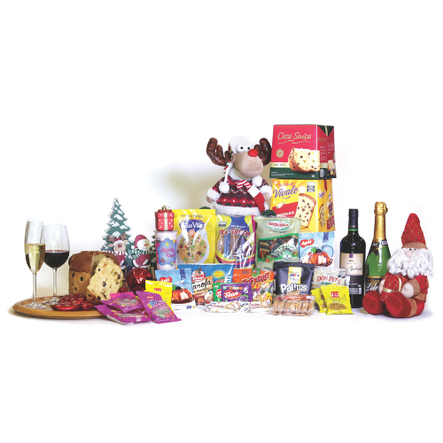 Cesta Paraíso com Dois Panettones